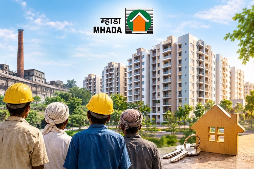 MHADA to Get 4.7 Hectares of Land Near Kalyan for 4,500 Mill Workers’ Homes